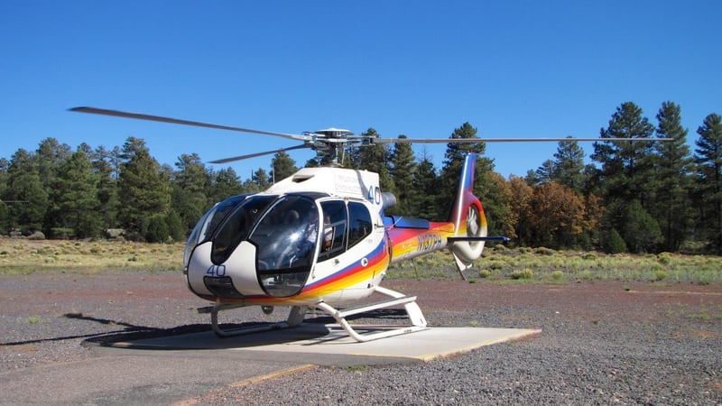 Here's the machine that will take me to discover the Grand Canyon from the sky