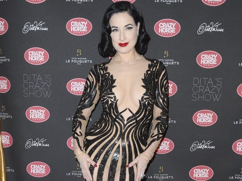 Dita toute en beauté pour la première 