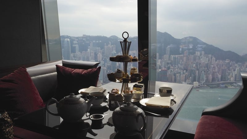 Un afternoon tea au top avec un panorama à couper le souffle