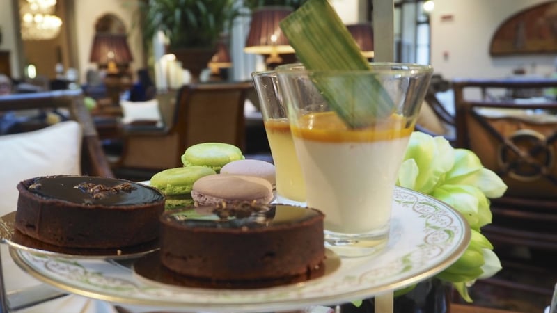 Gros plan sur le 2ème étage avec toutes ses gourmandises