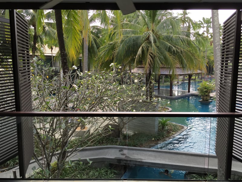 La vue à couper le souffle depuis notre chambre Deluxe